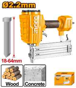Air concrete nailer - ACN18641 - INGCO