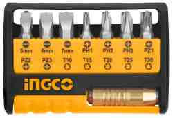 15pcs Screwdriver bits set - AKSD0151 - INGCO