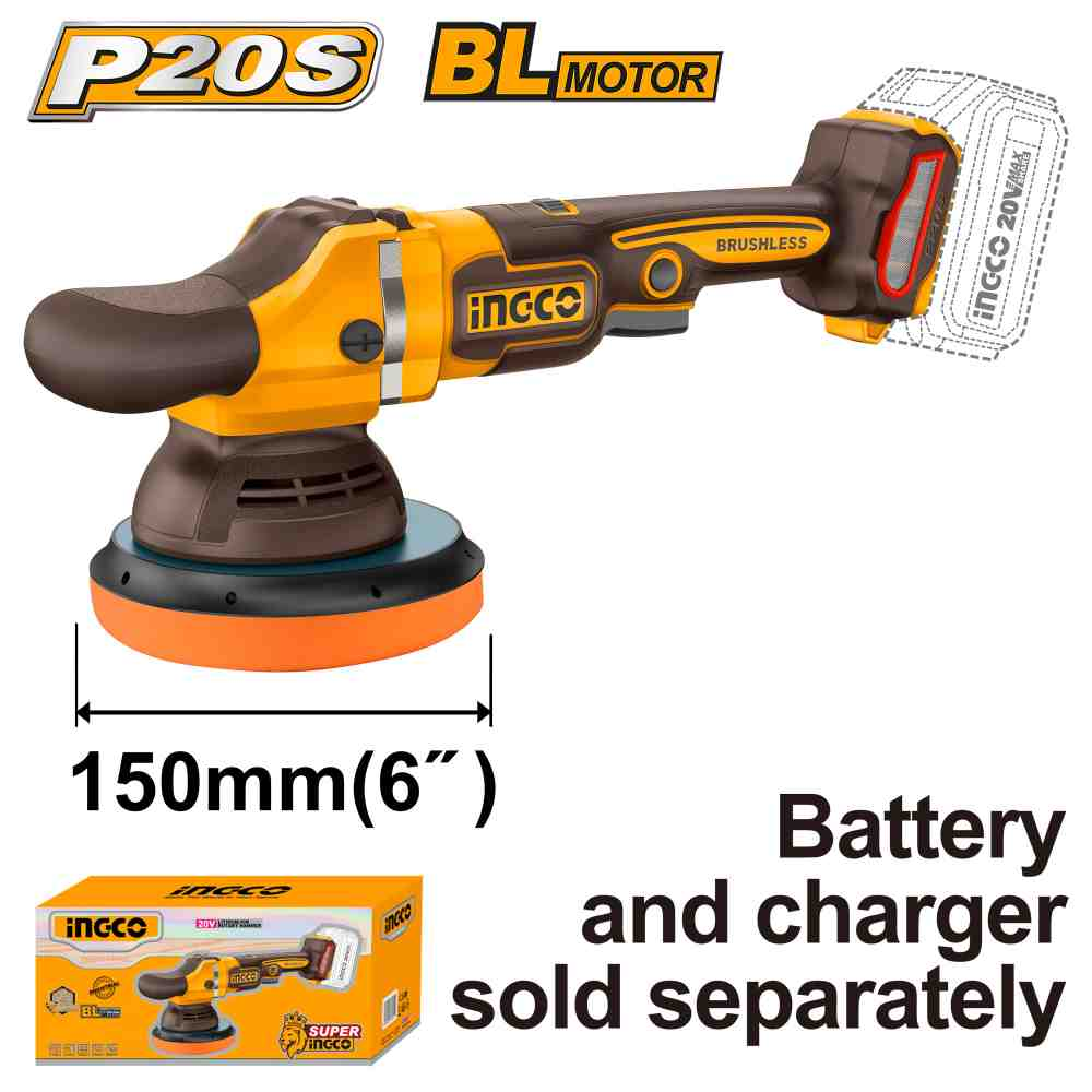 Cordless polisher - APLI2015 - INGCO