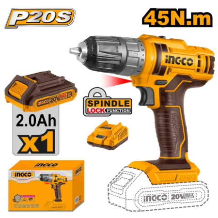 Cordless drill - CDLI200518 - INGCO