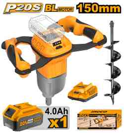 Cordless earth auger - CEALI208011 - INGCO