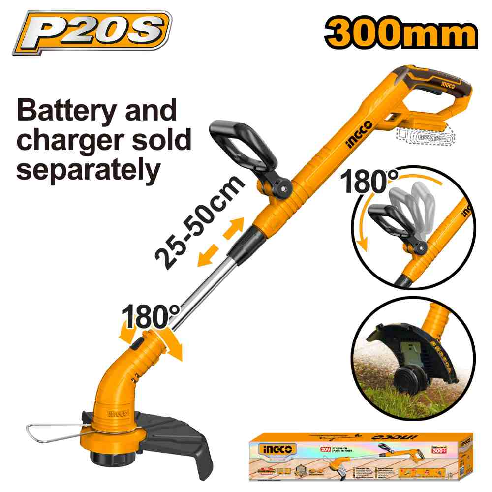 Cordless grass trimmer - CGTLI20018 - INGCO