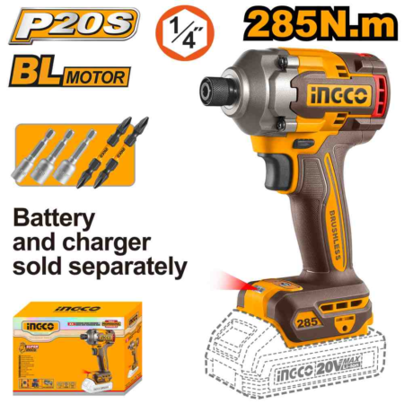 Cordless impact driver - CIRLI20281 - INGCO