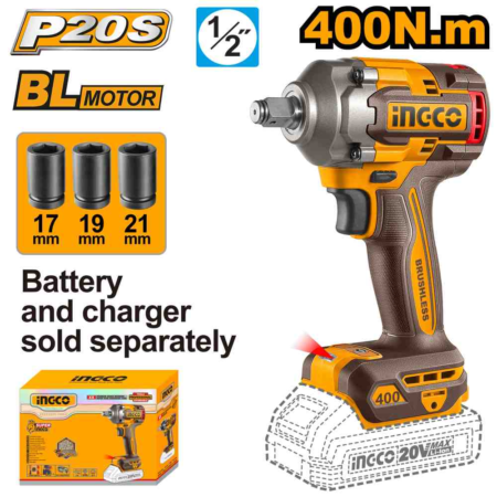 Cordless impact wrench - CIWLI20401 - INGCO