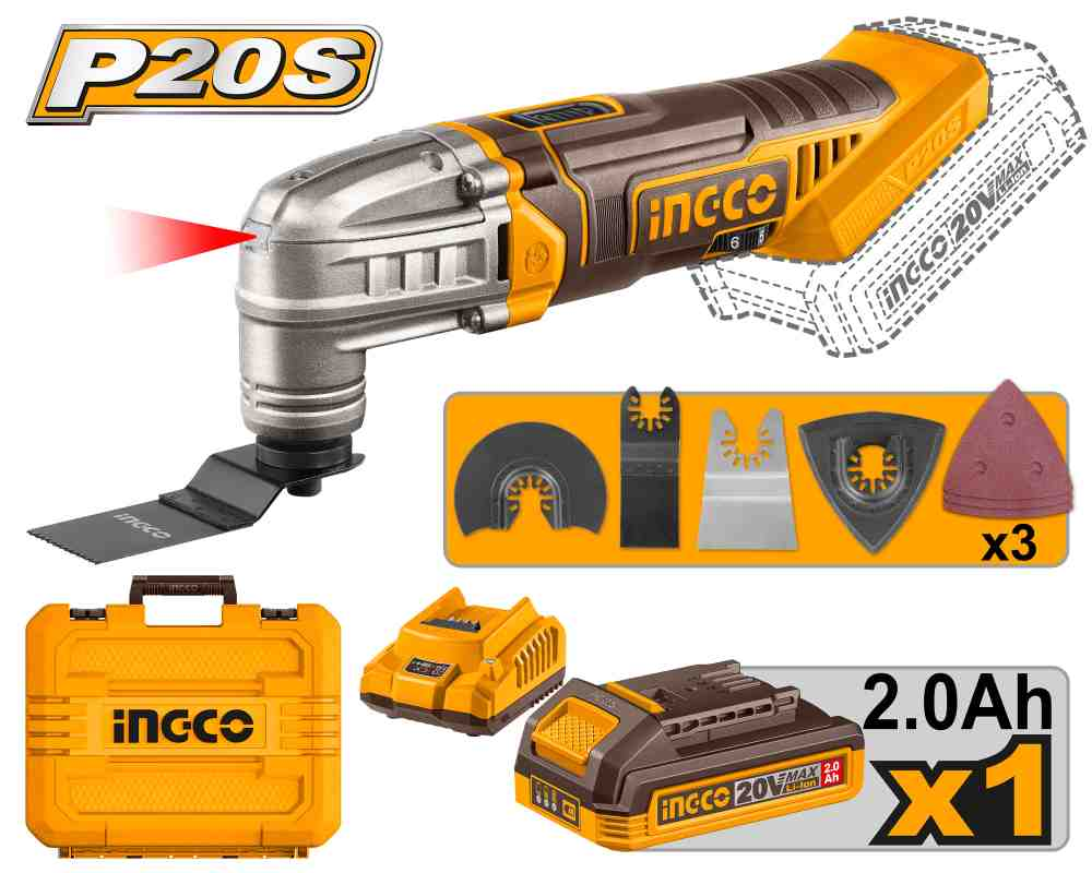 Cordless multi-tool - CMLI20228 - INGCO