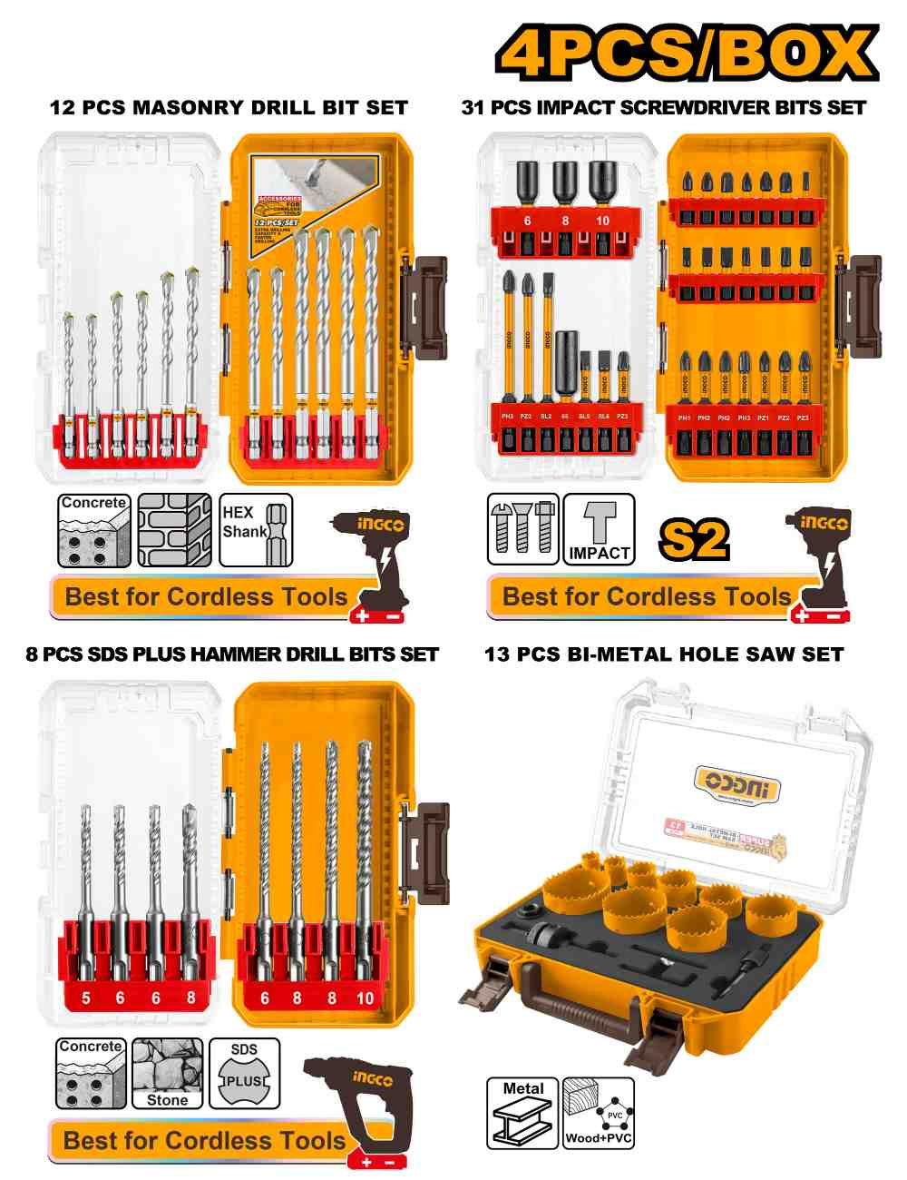 Accessories combo set - COS26068 - INGCO