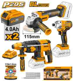 Cordless 3 pcs combo kit - COSLI230521 - INGCO