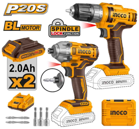 Cordless 2 Pcs combo kit - COSLI230708 - INGCO