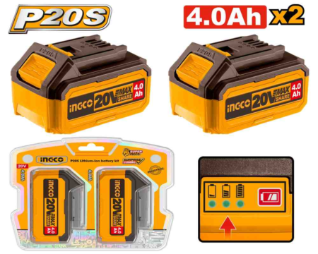 P20S Lithium-Ion battery kit - COSLI240312E - INGCO