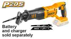 Cordless reciprocating saw - CRSLI1151 - INGCO