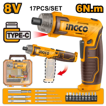 Cordless screwdriver - CSDLI08025 - INGCO