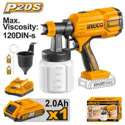 Cordless spray sun - CSGLI20406 - INGCO
