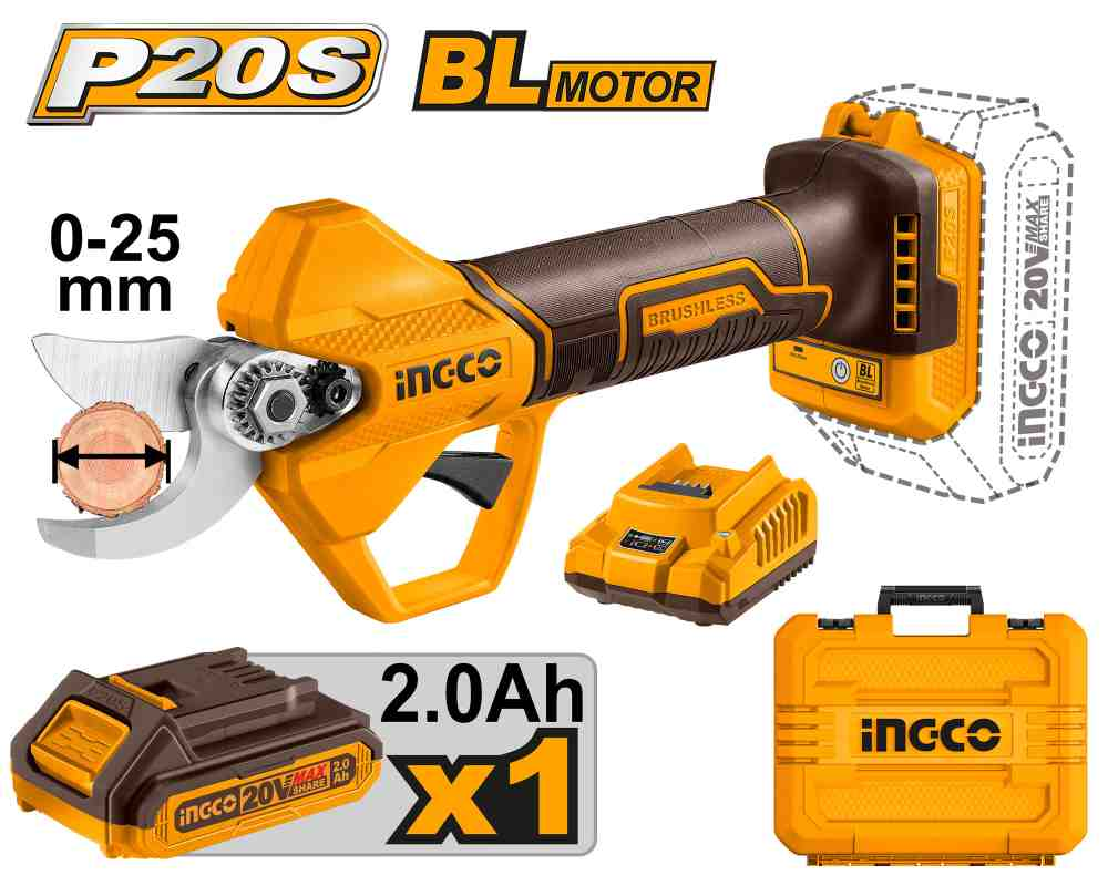 Cordless gauge straight shear - CSSLI202581 - INGCO