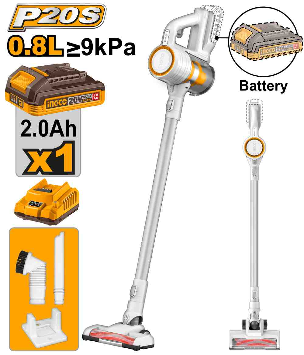 Cordless vacuum cleaner - CVLI2006 - INGCO