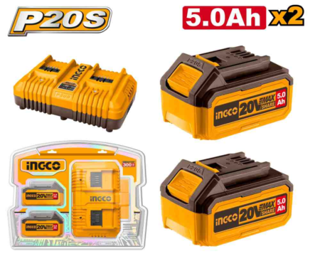P20S Lithium-Ion battery and charger kit - FBCPK2425 - INGCO