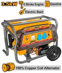 Gasoline generator - GE35006ES-8 - INGCO