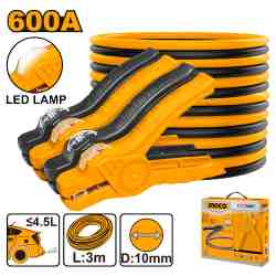 Booster cable with lamp - HBTCP6008L - INGCO