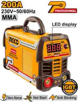Inverter MMA welding machine - ING-MMA20069E - INGCO