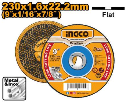 Abrasive metal cutting disc - MCD162301 - INGCO