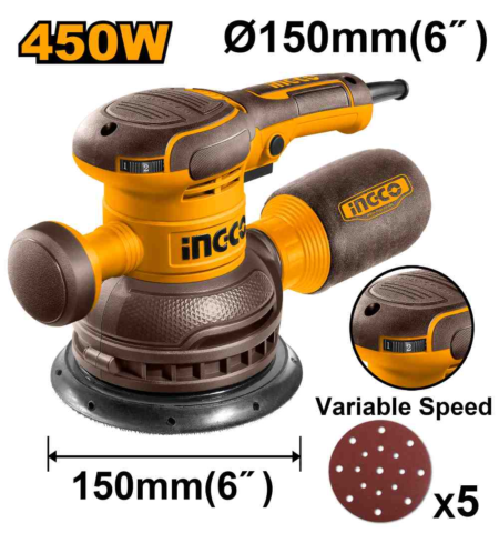 Rotary sander - RS4516 - INGCO