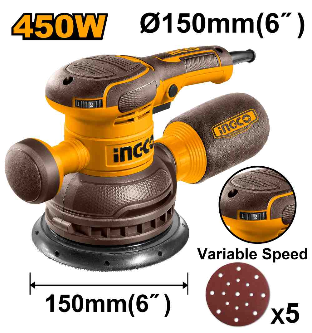 Rotary sander - RS4516 - INGCO