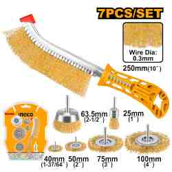 wire brush set - WB10071 - INGCO