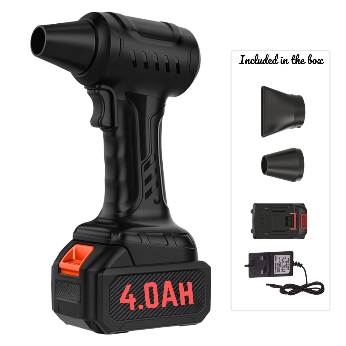 Portable turbo jet fan with Battery and charger