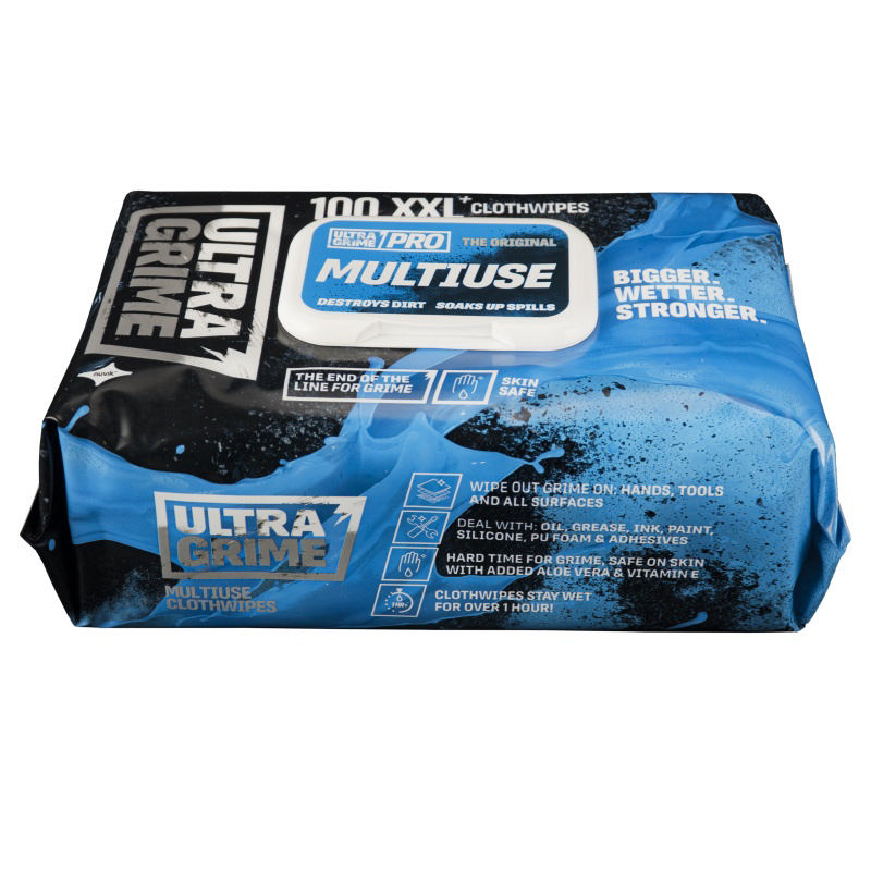 UltraGrime PRO XXL Multiuse Clothwipes 100pcs