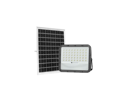 Ηλιακός Προβολέας LED SMD Αλουμινίου 100W IP66 3CCT Μαύρος 147-69582