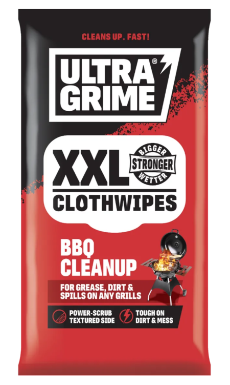 UltraGrime BBQ Cleanup Clothwipes 16pk