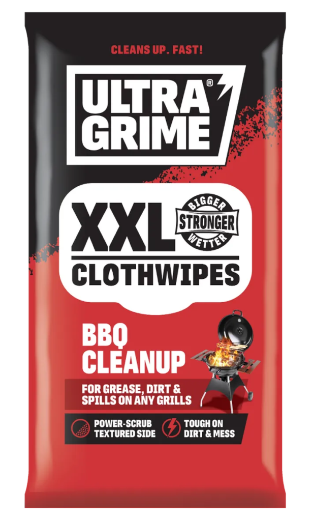 UltraGrime BBQ Cleanup Clothwipes 16pk