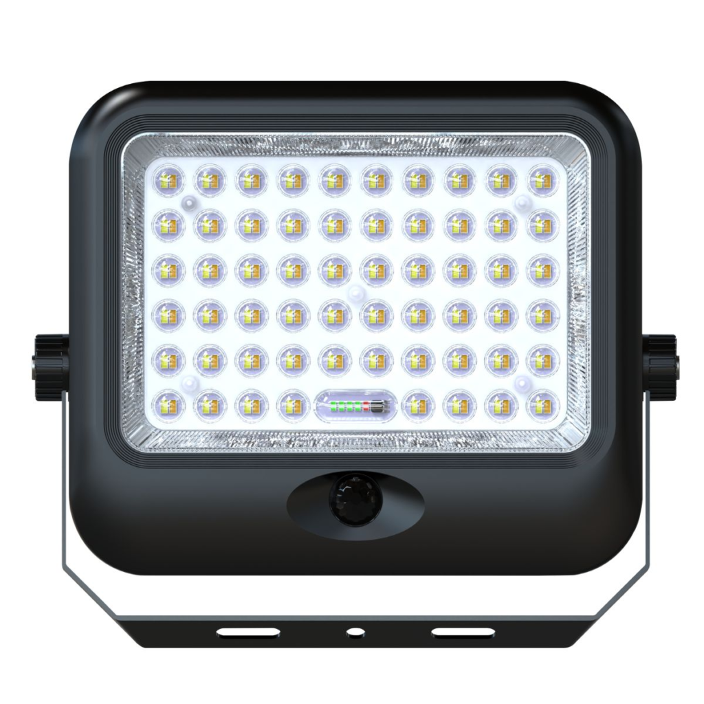 Ηλιακός Προβολέας LED 12W IP65 με Αισθητήρα & Τηλεχειριστήριο 3CCT — Optonica