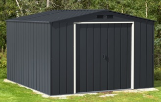 Duramax ECO Shed 10x12 Metal - Anthracite/Off White - 61351