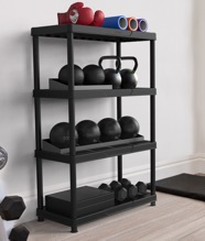 Duramax Plastic Shelving Rack 4 Shelves - IFOFSH002
