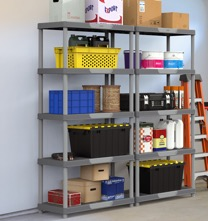 Duramax Plastic Shelving Rack 5 Shelves - IFOFSH003